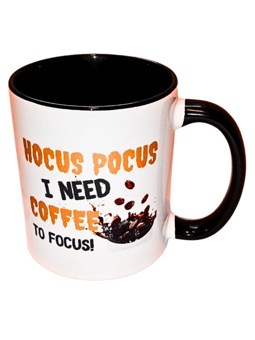Kr8v Grafix Ceramic Drinkware Mug Hocus Pocus Quote. Home Office Kitchen Dorm